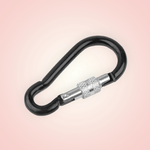 Casa si Gradina - Decoratiuni - DIY - Articole mercerie - Carabina metalica cu prindere de siguranta 35 x 70 mm, Negru - Infinity.ro