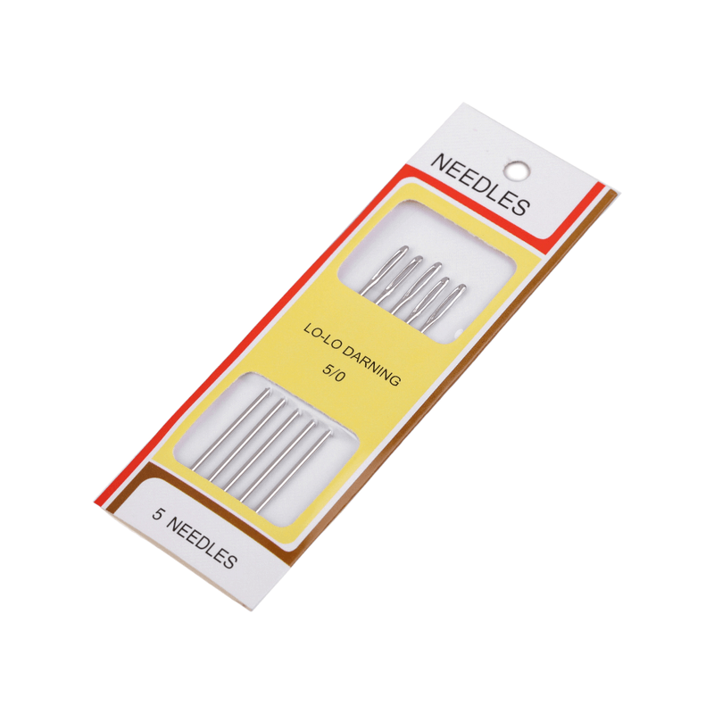 Casa si Gradina - Decoratiuni - DIY - Articole mercerie - Set 5 ace lungi pentru cusut manual, lungime 75 mm - Infinity.ro