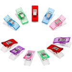 Casa si Gradina - Decoratiuni - DIY - Articole mercerie - Set 10 clipsuri fixare materiale textile, 10x27 mm, multicolor - Infinity.ro