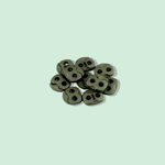 Casa si Gradina - Decoratiuni - DIY - Articole mercerie - Set 10 opritori pentru snur cu 2 gauri, 20 x 20 mm Kaki - Infinity.ro