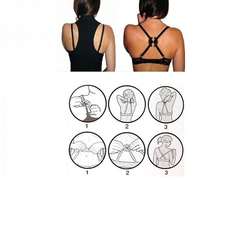 Casa si Gradina - Decoratiuni - DIY - Articole mercerie - Set clipsuri pentru sutien, 3 bucati - Infinity.ro