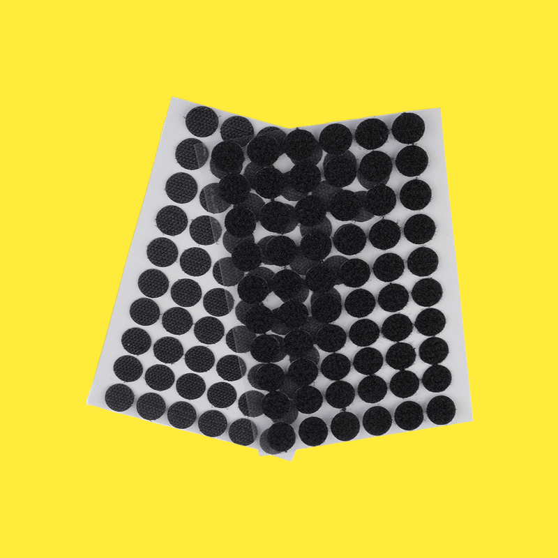 Casa si Gradina - Decoratiuni - DIY - Articole mercerie - Set complet 60 buline arici autoadezive Crisalida, puf si scai, diametru 15 mm, Negru - Infinity.ro