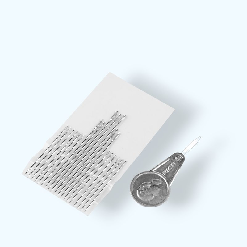 Casa si Gradina - Decoratiuni - DIY - Articole mercerie - Set 18 ace si infilator pentru cusut manual si peticit - Infinity.ro