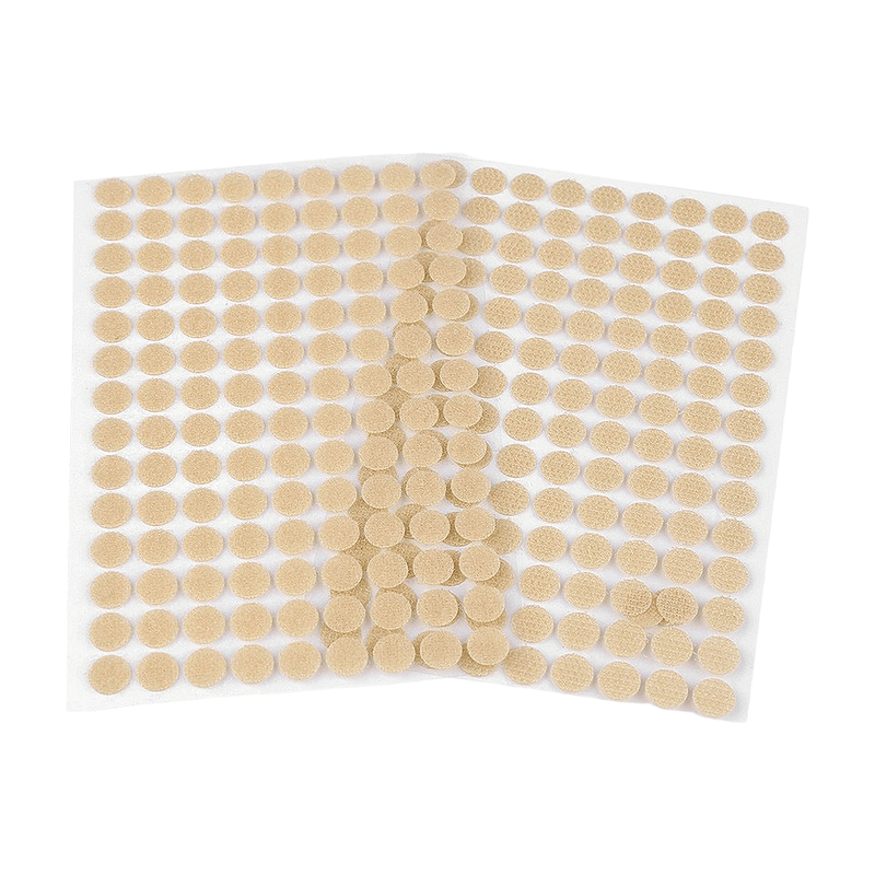 Casa si Gradina - Decoratiuni - DIY - Articole mercerie - Set complet 126 buline arici autoadezive Crisalida, puf si scai, 10 mm, Bej - Infinity.ro