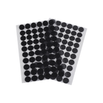 Casa si Gradina - Decoratiuni - DIY - Articole mercerie - Set complet 60 buline arici autoadezive Crisalida, puf si scai, diametru 15 mm, Negru - Infinity.ro