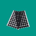 Casa si Gradina - Decoratiuni - DIY - Articole mercerie - Set complet 60 buline arici autoadezive Crisalida, puf si scai, diametru 15 mm, Negru - Infinity.ro