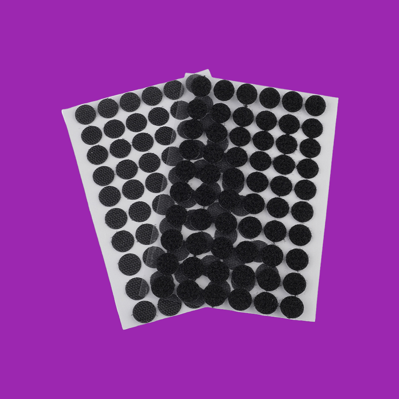 Casa si Gradina - Decoratiuni - DIY - Articole mercerie - Set complet 60 buline arici autoadezive Crisalida, puf si scai, diametru 15 mm, Negru - Infinity.ro