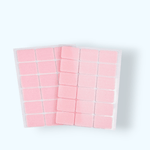 Casa si Gradina - Decoratiuni - DIY - Articole mercerie - Set complet 18 dreptunghiuri arici autoadezive Crisalida, puf si scai, 25 x 32 mm, Roz deschis - Infinity.ro