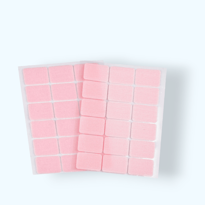 Casa si Gradina - Decoratiuni - DIY - Articole mercerie - Set complet 18 dreptunghiuri arici autoadezive Crisalida, puf si scai, 25 x 32 mm, Roz deschis - Infinity.ro