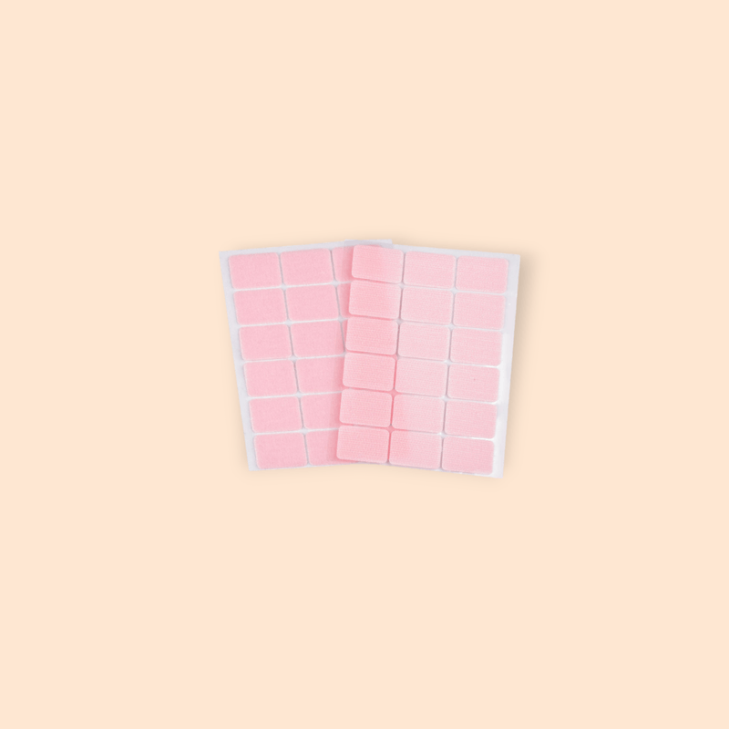 Casa si Gradina - Decoratiuni - DIY - Articole mercerie - Set complet 18 dreptunghiuri arici autoadezive Crisalida, puf si scai, 25 x 32 mm, Roz deschis - Infinity.ro