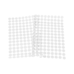 Casa si Gradina - Decoratiuni - DIY - Articole mercerie - Set complet 126 buline arici autoadezive Crisalida, puf si scai, 10 mm, Alb - Infinity.ro