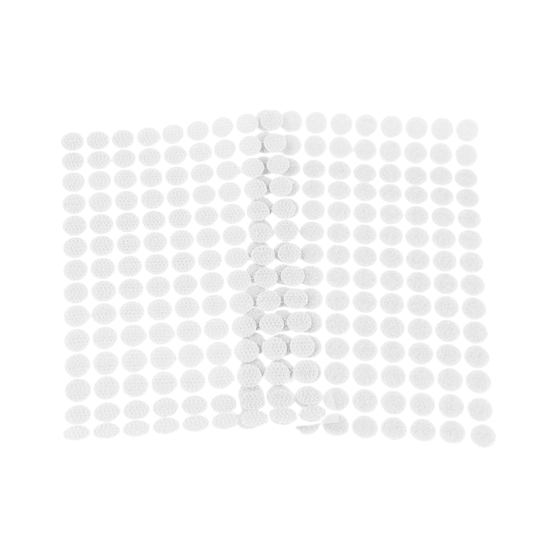 Casa si Gradina - Decoratiuni - DIY - Articole mercerie - Set complet 126 buline arici autoadezive Crisalida, puf si scai, 10 mm, Alb - Infinity.ro
