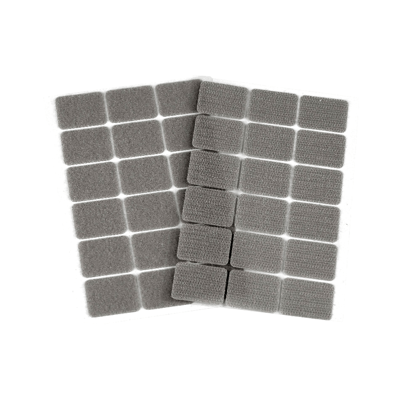 Casa si Gradina - Decoratiuni - DIY - Articole mercerie - Set complet 18 dreptunghiuri arici autoadezive Crisalida, puf si scai, 25 x 32 mm, Gri - Infinity.ro