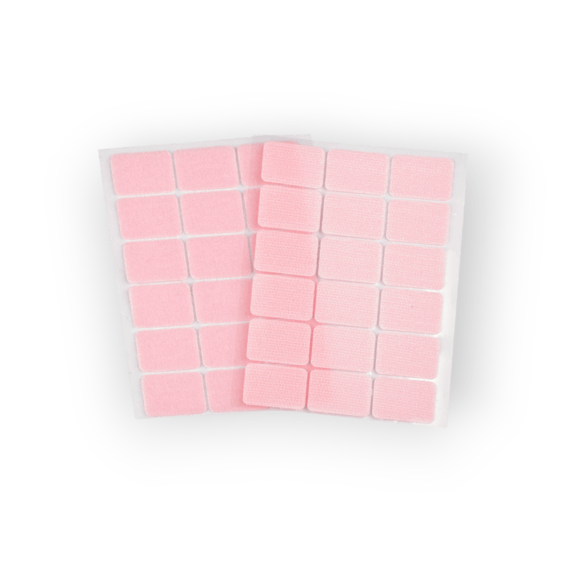 Casa si Gradina - Decoratiuni - DIY - Articole mercerie - Set complet 18 dreptunghiuri arici autoadezive Crisalida, puf si scai, 25 x 32 mm, Roz deschis - Infinity.ro