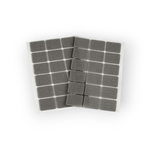 Casa si Gradina - Decoratiuni - DIY - Articole mercerie - Set complet 18 dreptunghiuri arici autoadezive Crisalida, puf si scai, 25 x 32 mm, Gri - Infinity.ro