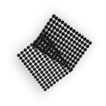 Casa si Gradina - Decoratiuni - DIY - Articole mercerie - Set complet 126 buline arici autoadezive Crisalida, puf si scai, 10 mm, Negru - Infinity.ro