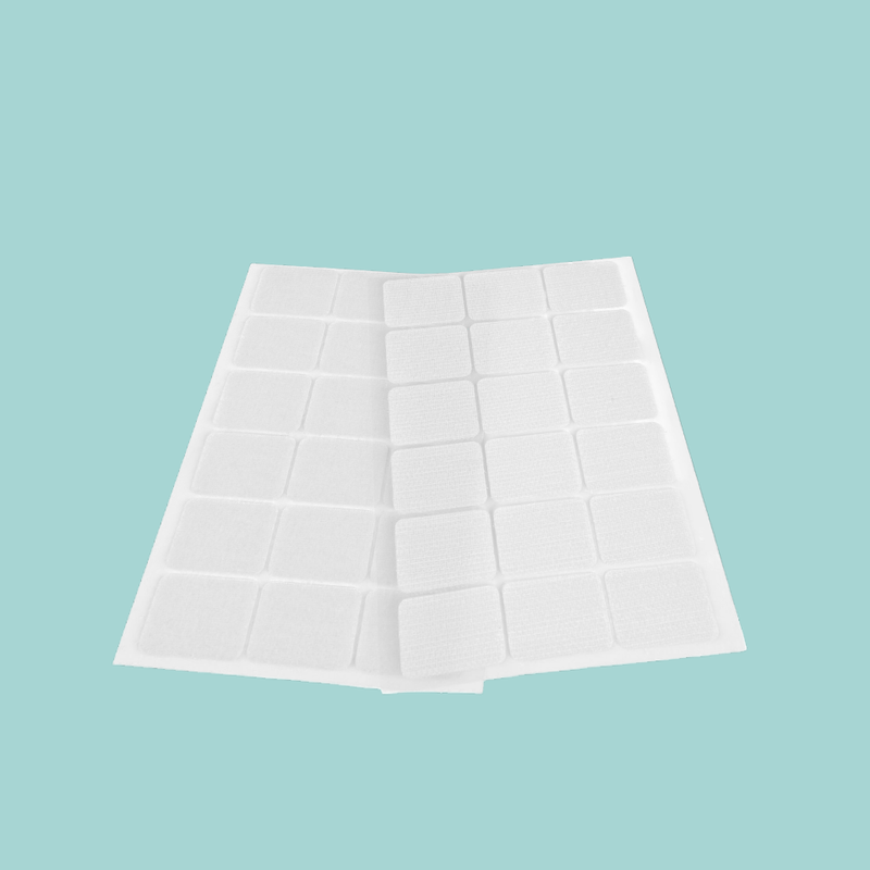 Casa si Gradina - Decoratiuni - DIY - Articole mercerie - Set complet 18 dreptunghiuri arici autoadezive Crisalida, puf si scai, 25 x 32 mm, Alb - Infinity.ro