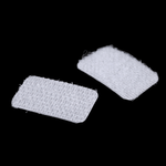 Casa si Gradina - Decoratiuni - DIY - Articole mercerie - Set complet 18 dreptunghiuri arici autoadezive Crisalida, puf si scai, 25 x 32 mm, Alb - Infinity.ro
