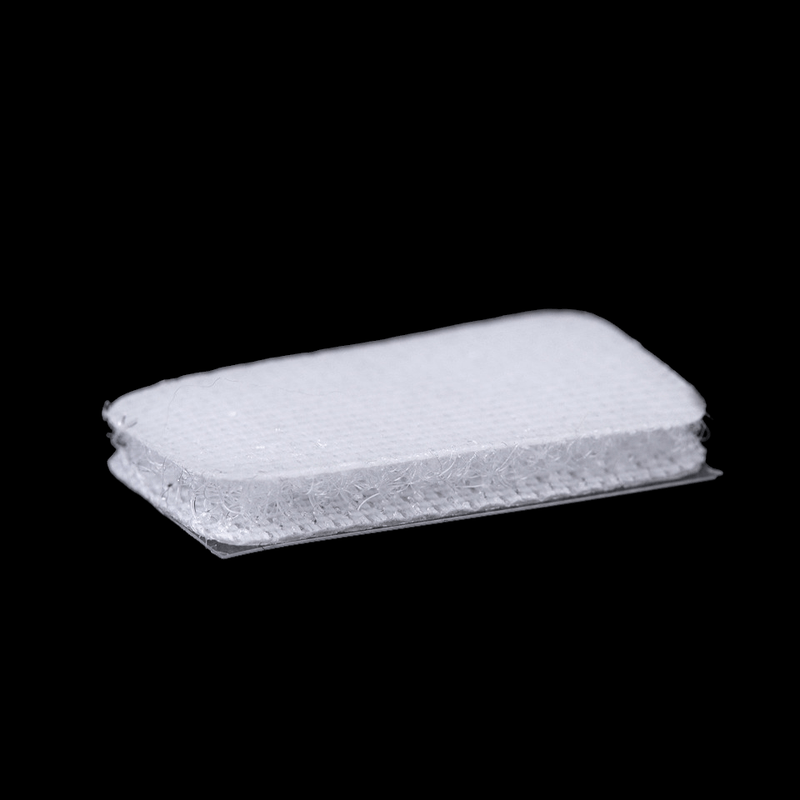 Casa si Gradina - Decoratiuni - DIY - Articole mercerie - Set complet 18 dreptunghiuri arici autoadezive Crisalida, puf si scai, 25 x 32 mm, Alb - Infinity.ro