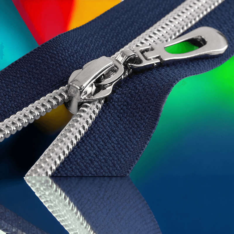 Casa si Gradina - Decoratiuni - DIY - Articole mercerie - Fermoar spiralat argintiu detasabil Crisalida, lungime 80 cm, Bleumarin - Infinity.ro