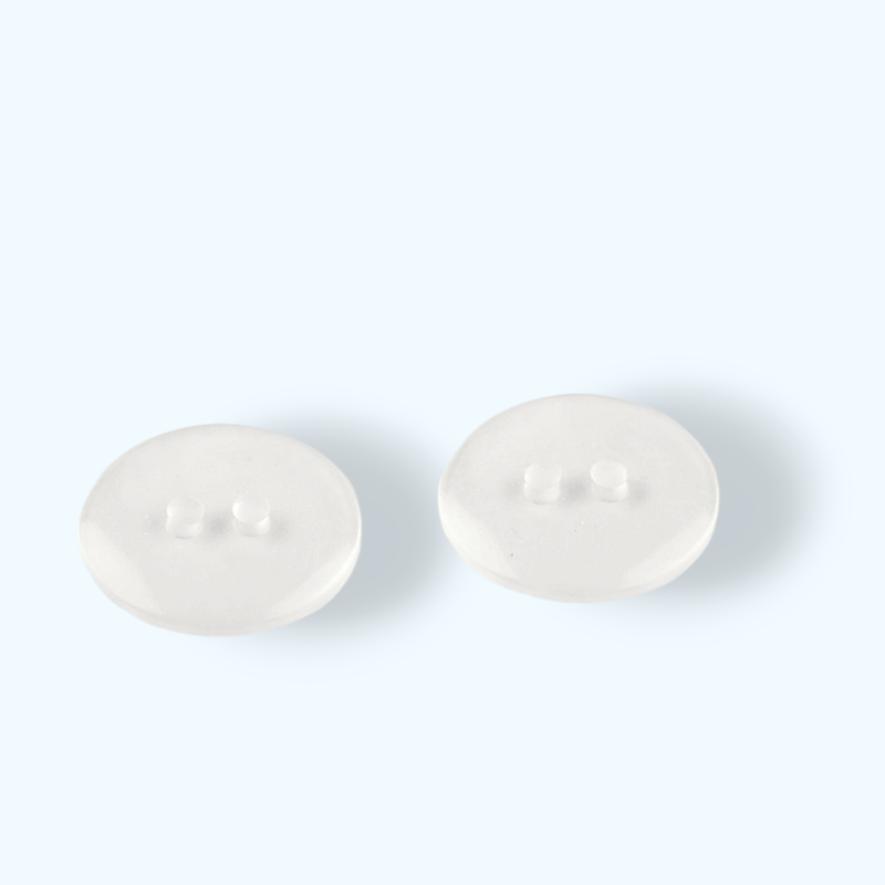Casa si Gradina - Decoratiuni - DIY - Articole mercerie - Set 10 nasturi lenjerie, rezistenti la spalare 95C, diametru 17.7 mm, Transparent - Infinity.ro