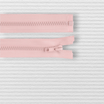 Casa si Gradina - Decoratiuni - DIY - Articole mercerie - Fermoar plastic detasabil, lungime 80 cm, Roz pudrat - Infinity.ro