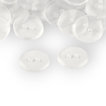 Casa si Gradina - Decoratiuni - DIY - Articole mercerie - Set 10 nasturi lenjerie, rezistenti la spalare 95C, diametru 17.7 mm, Transparent - Infinity.ro