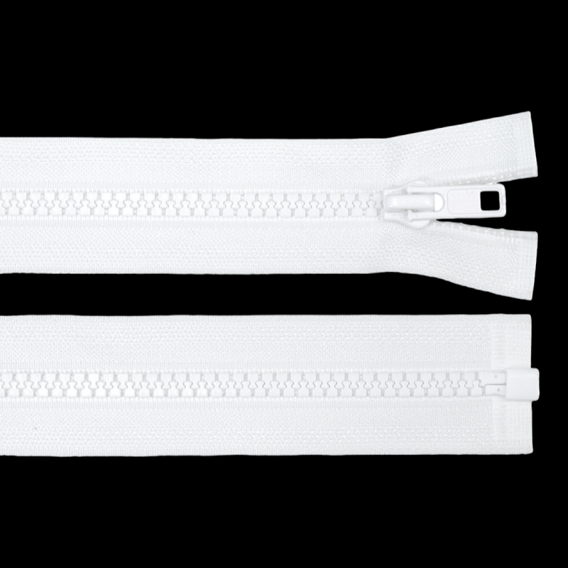 Casa si Gradina - Decoratiuni - DIY - Articole mercerie - Fermoar plastic detasabil, lungime 70 cm, Alb - Infinity.ro