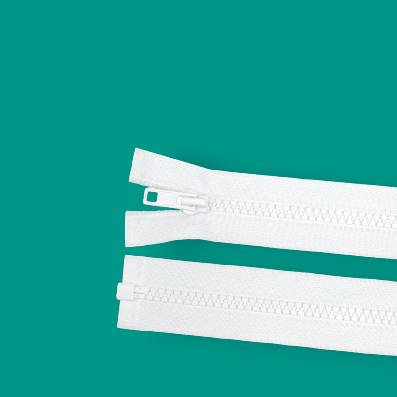 Casa si Gradina - Decoratiuni - DIY - Articole mercerie - Fermoar plastic detasabil, lungime 70 cm, Alb - Infinity.ro