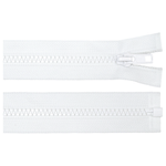 Casa si Gradina - Decoratiuni - DIY - Articole mercerie - Fermoar plastic detasabil, lungime 70 cm, Alb - Infinity.ro