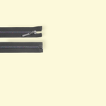 Casa si Gradina - Decoratiuni - DIY - Articole mercerie - Fermoar plastic detasabil, efect curcubeu, lungime 60 cm, Gri - Infinity.ro