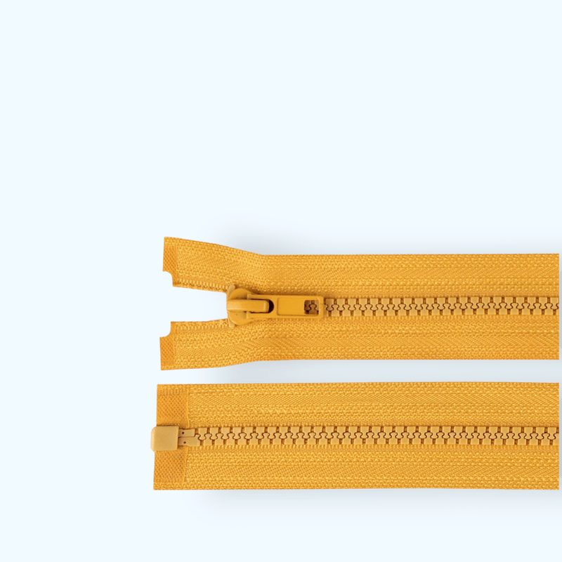 Casa si Gradina - Decoratiuni - DIY - Articole mercerie - Fermoar plastic detasabil, lungime 70 cm, Galben mustar - Infinity.ro