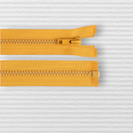 Casa si Gradina - Decoratiuni - DIY - Articole mercerie - Fermoar plastic detasabil, lungime 70 cm, Galben mustar - Infinity.ro