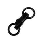 Casa si Gradina - Decoratiuni - DIY - Articole mercerie - Inchizatoare metalica decorativa pentru confectii, 21 x 60 mm - Negru - Infinity.ro