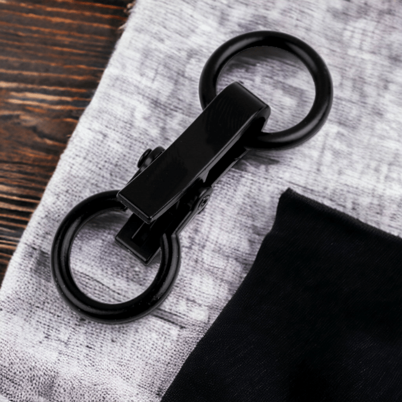 Casa si Gradina - Decoratiuni - DIY - Articole mercerie - Inchizatoare metalica decorativa pentru confectii, 21 x 60 mm - Negru - Infinity.ro