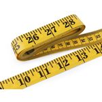 Casa si Gradina - Decoratiuni - DIY - Articole mercerie - Centimetru de croitorie 2 fete, lungime 300 cm, Galben - Infinity.ro