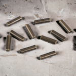 Casa si Gradina - Decoratiuni - DIY - Articole mercerie - Set 10 terminatii metalice pentru snur Crisalida, diametru 4 mm, 5 x 17 mm, Vintage - Infinity.ro