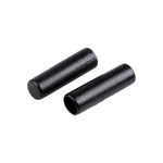 Casa si Gradina - Decoratiuni - DIY - Articole mercerie - Set 10 terminatii metalice pentru snur, diametru 4 mm, 5 x 17 mm, Negru - Infinity.ro
