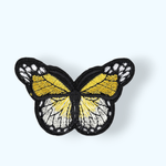 Casa si Gradina - Decoratiuni - DIY - Articole mercerie - Aplicatie termoadeziva brodata Crisalida, 48 x 70 mm, fluture Galben - Infinity.ro