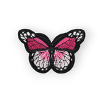 Casa si Gradina - Decoratiuni - DIY - Articole mercerie - Aplicatie termoadeziva brodata Crisalida, 48 x 70 mm, fluture Roz zmeura - Infinity.ro