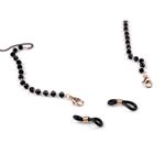 Ingrijire personala si Cosmetice - Sanatate si wellness - Optica medicala - Accesorii pentru ochelari si lentile de contact - Lant decorativ cu strasuri pentru ochelari, lungime 70 cm, Negru - Infinity.ro