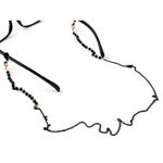 Ingrijire personala si Cosmetice - Sanatate si wellness - Optica medicala - Accesorii pentru ochelari si lentile de contact - Lant decorativ cu strasuri pentru ochelari, lungime 70 cm, Negru - Infinity.ro