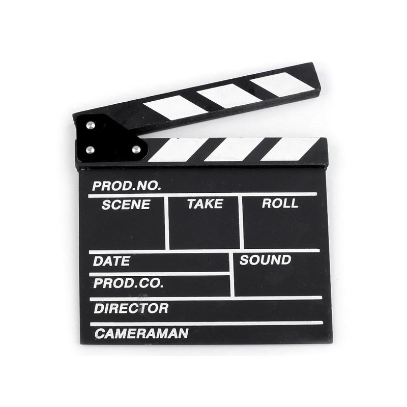 Casa si Gradina - Decoratiuni - Obiecte decorative - Accesorii decorative - Clapeta pentru scena de film 20 x 20 cm Negru - Infinity.ro