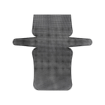 Casa si Gradina - Decoratiuni - Obiecte decorative - Accesorii decorative - Sablon broderie din plastic pentru geanta 54 x 50.5 cm, Negru - Infinity.ro