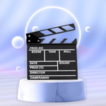 Casa si Gradina - Decoratiuni - Obiecte decorative - Accesorii decorative - Clapeta pentru scena de film 20 x 20 cm Negru - Infinity.ro