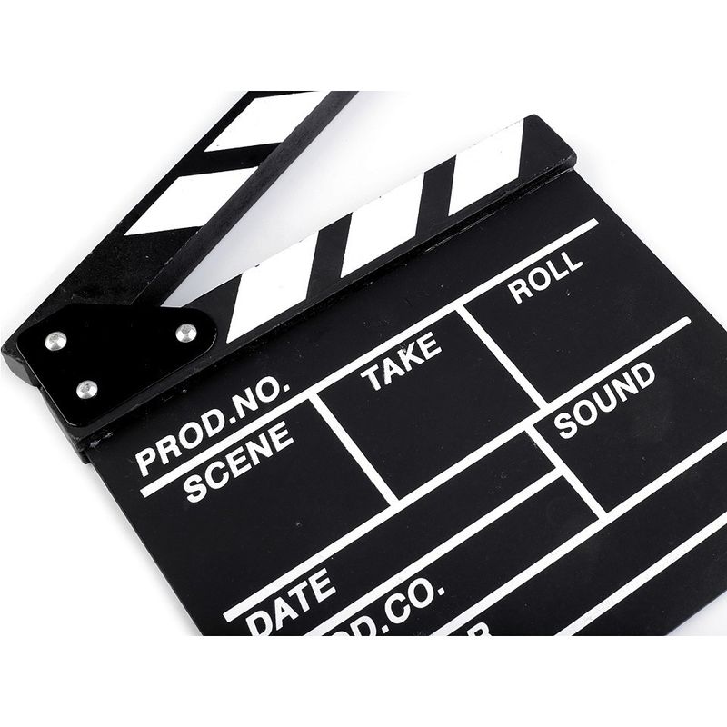 Casa si Gradina - Decoratiuni - Obiecte decorative - Accesorii decorative - Clapeta pentru scena de film 20 x 20 cm Negru - Infinity.ro