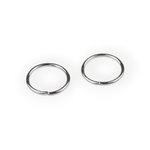Casa si Gradina - Decoratiuni - Obiecte decorative - Accesorii decorative - Set 50 inele metalice de conectare, diametru 12 mm, Platinum - Infinity.ro