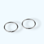 Casa si Gradina - Decoratiuni - Obiecte decorative - Accesorii decorative - Set 50 inele metalice de conectare, diametru 12 mm, Platinum - Infinity.ro