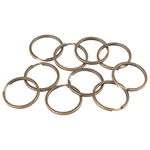Casa si Gradina - Decoratiuni - Obiecte decorative - Accesorii decorative - Set 10 inele metalice pentru chei, diametru 30 mm, Vintage - Infinity.ro