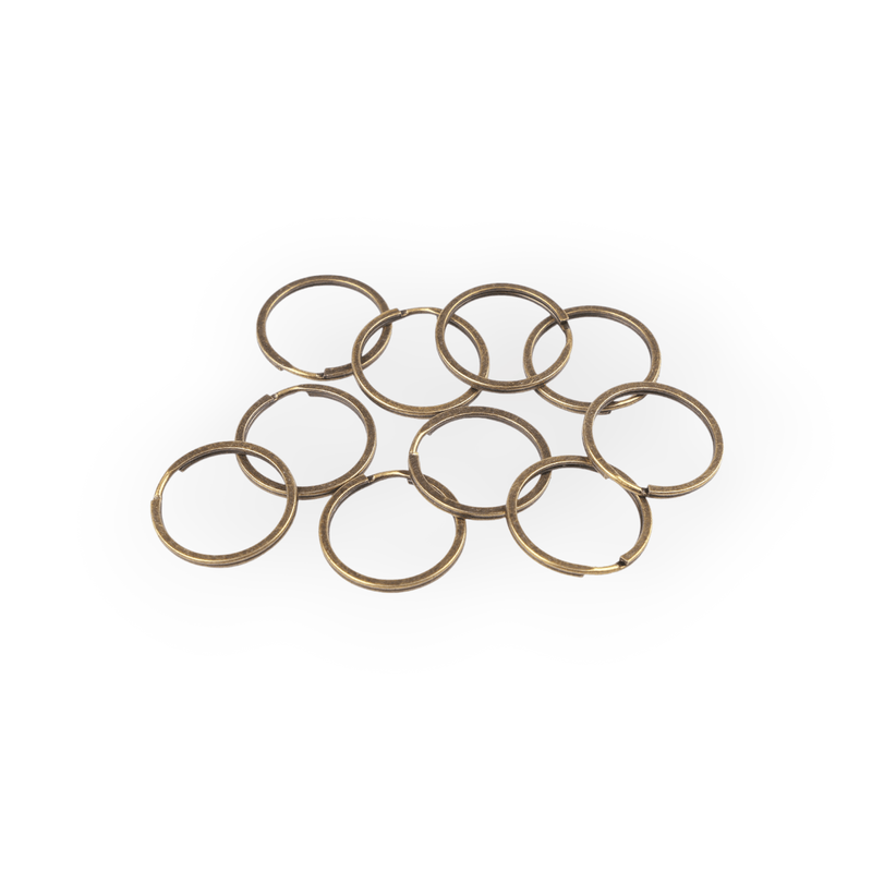 Casa si Gradina - Decoratiuni - Obiecte decorative - Accesorii decorative - Set 10 inele metalice pentru chei, diametru 30 mm, Vintage - Infinity.ro